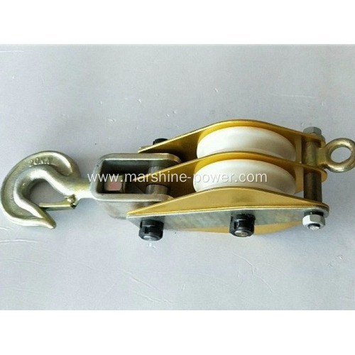 Nylon Sheave Wire Rope Hoisting Tackle